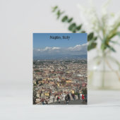 Ansicht von Neapel, Italien Design Poster Postkarte (Stehend Vorderseite)