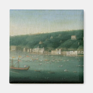 Ansicht von Neapel vom Osten, 1730 Magnet