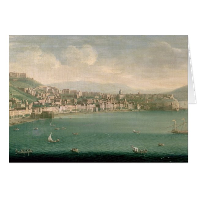 Ansicht von Neapel vom Westen, 1730 (Vorderseite (Horizontal))