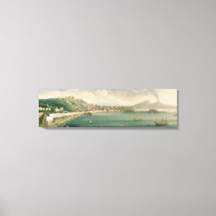 Ansicht von Neapel vom Westen, 1730 Leinwanddruck