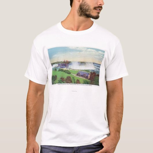 Ansicht von Niagara Falls von Oakes Antrieb T-Shirt (Vorderseite)
