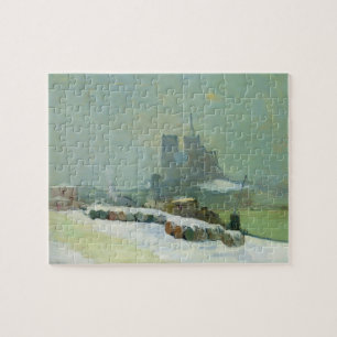 Ansicht von Notre Dame, 1894 (Öl auf Leinwand) Puzzle