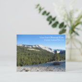Ansicht von Olmstead Point, Yosemite, CA Postkarte (Stehend Vorderseite)