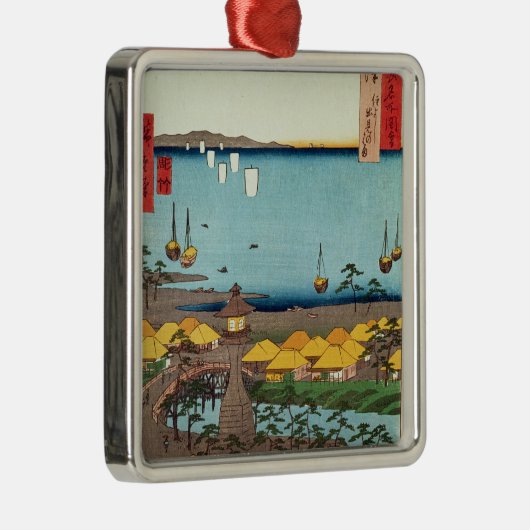 Ansicht von Osaka Silbernes Ornament (Rechts)