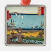 Ansicht von Osaka Silbernes Ornament (Vorne)