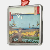 Ansicht von Osaka Silbernes Ornament (Links)