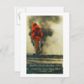 Ansicht von Pacific Crude Gusher FireFellows, CA Postkarte (Vorne/Hinten)