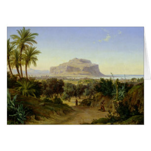 Ansicht von Palermo mit Berg Pellegrino