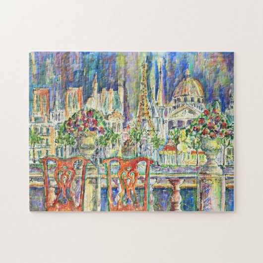 Ansicht von Paris Puzzle (Horizontal)