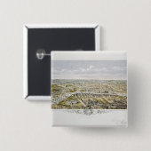 Ansicht von Paris vom Bois de Boulogne Button (Vorne & Hinten)