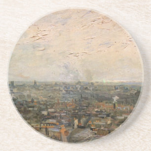 Ansicht von Paris von Montmarte durch Vincent van Sandstein Untersetzer