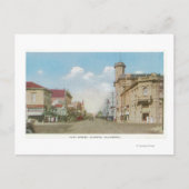 Ansicht von Park StreetAlameda, CA 2 Postkarte (Vorderseite)