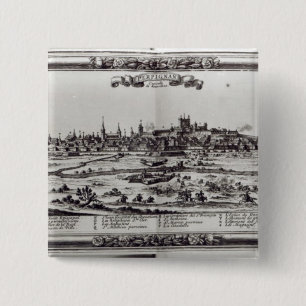 Ansicht von Perpignan, Südfrankreich, c.1645 Button