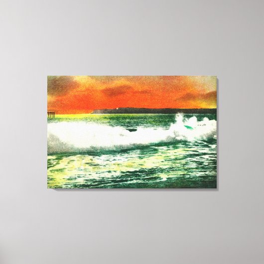 Ansicht von Point Loma bei SunsetCoronado, CA Leinwanddruck (Vorderseite)
