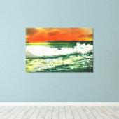 Ansicht von Point Loma bei SunsetCoronado, CA Leinwanddruck (Insitu (Holzboden))