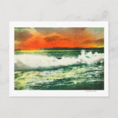 Ansicht von Point Loma bei SunsetCoronado, CA Postkarte (Vorderseite)