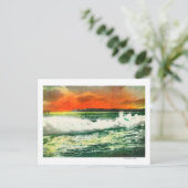 Ansicht von Point Loma bei SunsetCoronado, CA Postkarte (Stehend Vorderseite)