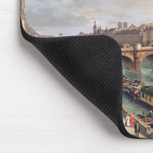 Ansicht von Pont Neuf, 1832 Mousepad (Ecke)