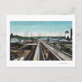 Ansicht von Port Ludlow DocksPort Ludlow, WA Postkarte (Vorderseite)