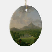 Ansicht von Powerscourt, Landkreis Wicklow, Keramikornament (Rechts)