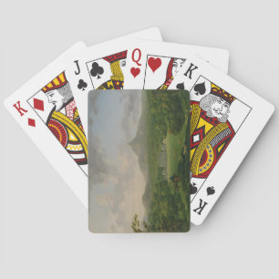 Ansicht von Powerscourt, Landkreis Wicklow, Spielkarten