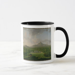 Ansicht von Powerscourt, Landkreis Wicklow, Tasse