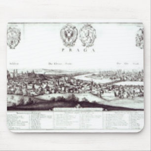 Ansicht von Prag, 1649 Mousepad