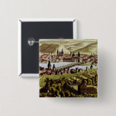 Ansicht von Prag Button (Vorne & Hinten)