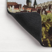 Ansicht von Prag Mousepad (Ecke)
