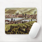 Ansicht von Prag Mousepad (Mit Mouse)