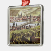 Ansicht von Prag Ornament Aus Metall (Links)