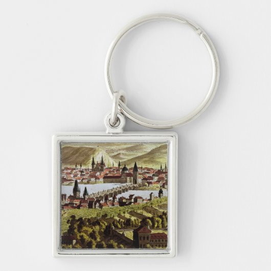 Ansicht von Prag Schlüsselanhänger (Vorne)