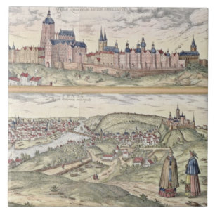 Ansicht von Prag-Vertretung (oben) der Fliese