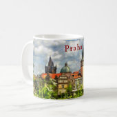 Ansicht von Prag von Streletsky Insel Kaffeetasse (Vorderseite Links)