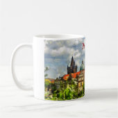 Ansicht von Prag von Streletsky Insel Kaffeetasse (Links)
