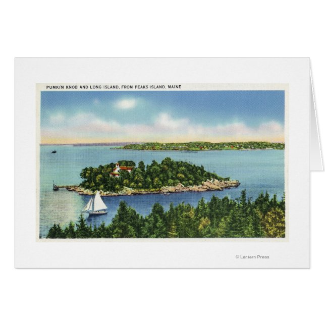Ansicht von Pumkin Knob und Long Island (Vorderseite (Horizontal))