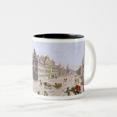 Ansicht von Rathaus, Boston Zweifarbige Tasse (VorderseiteRechts)