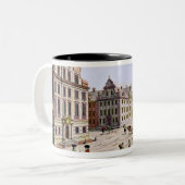 Ansicht von Rathaus, Boston Zweifarbige Tasse (Vorderseite Links)