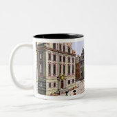 Ansicht von Rathaus, Boston Zweifarbige Tasse (Links)