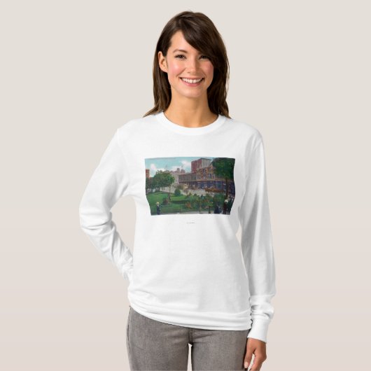 Ansicht von Rathaus ParkOakland, CA T-Shirt (Vorne ganz)