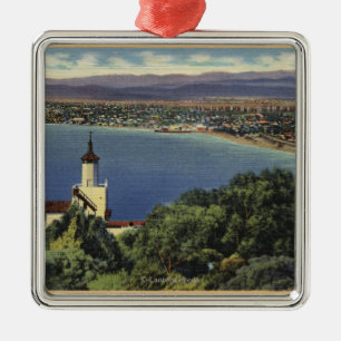 Ansicht von Redondo u. Hermosa Stränden Ornament Aus Metall