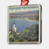 Ansicht von Redondo u. Hermosa Stränden Ornament Aus Metall (Links)