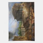 Ansicht von Ripetta von Hubert Robert Geschirrtuch (Vertikal)