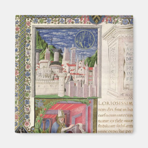 Ansicht von Rom als der Stadt des Gottes Magnet