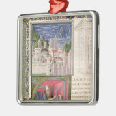 Ansicht von Rom als der Stadt des Gottes Ornament Aus Metall (Links)