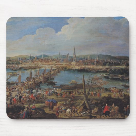 Ansicht von Rouen von Heilig-Trennen, c.1715-20 Mousepad (Vorne)