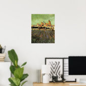 Ansicht von Saintes Maries von Vincent van Gogh Poster (Heimbüro)