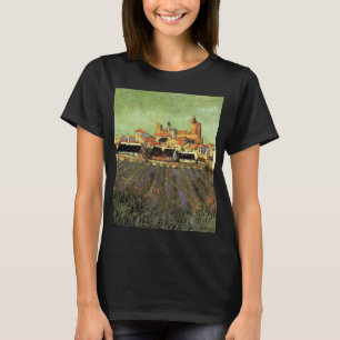 Ansicht von Saintes Maries von Vincent van Gogh T-Shirt