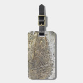 Ansicht von San Francisco, 1878 Gepäckanhänger (Vorderseite vertikal)