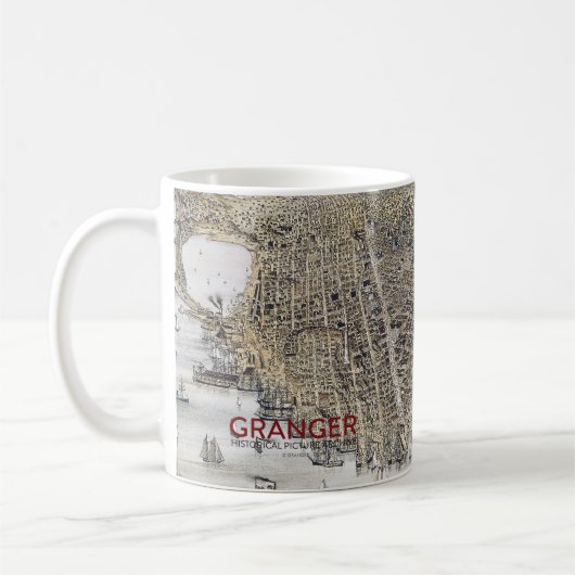 Ansicht von San Francisco, 1878 Kaffeetasse (Links)